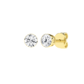 Seamless_x0019_ Solitaire Earrings (Round)