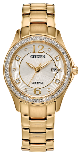 FE1147-79P Gold-tone Crystal Watch
