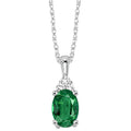 10KT White Gold & Diamond Classic Book 10K Birthstone Ensembles Neckwear Pendant  - 1/10 ctw