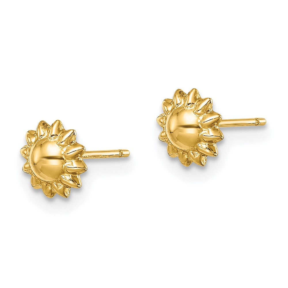 Sparkle Bean 14k Madi K Sunflower Post Earrings