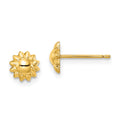Sparkle Bean 14k Madi K Sunflower Post Earrings