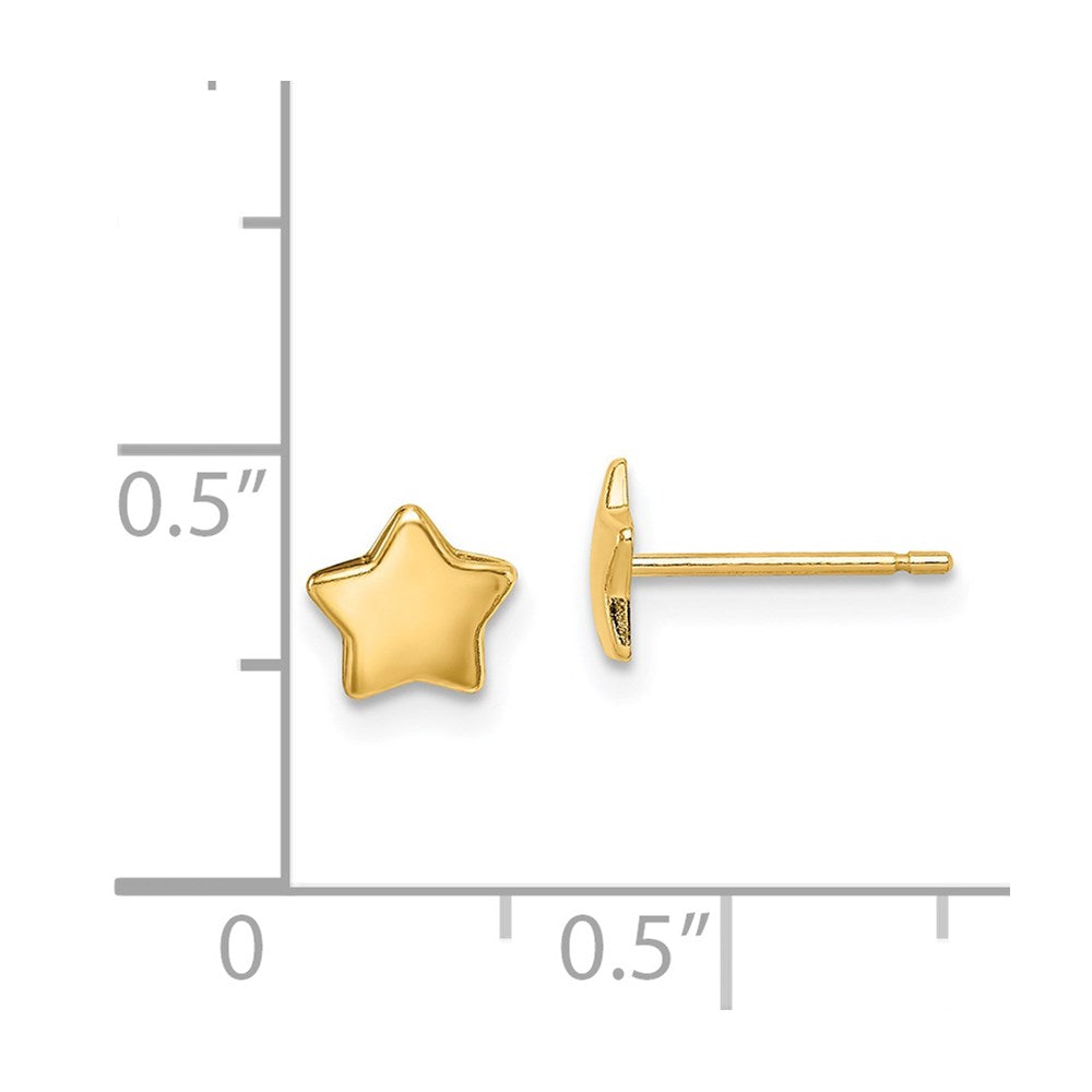 Duckling Bear 14k Madi K Star Post Earrings