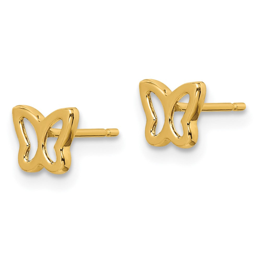 Cocoa Bloom 14k Madi K Cut-out Butterfly Post Earrings