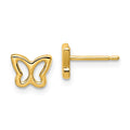 Cocoa Bloom 14k Madi K Cut-out Butterfly Post Earrings