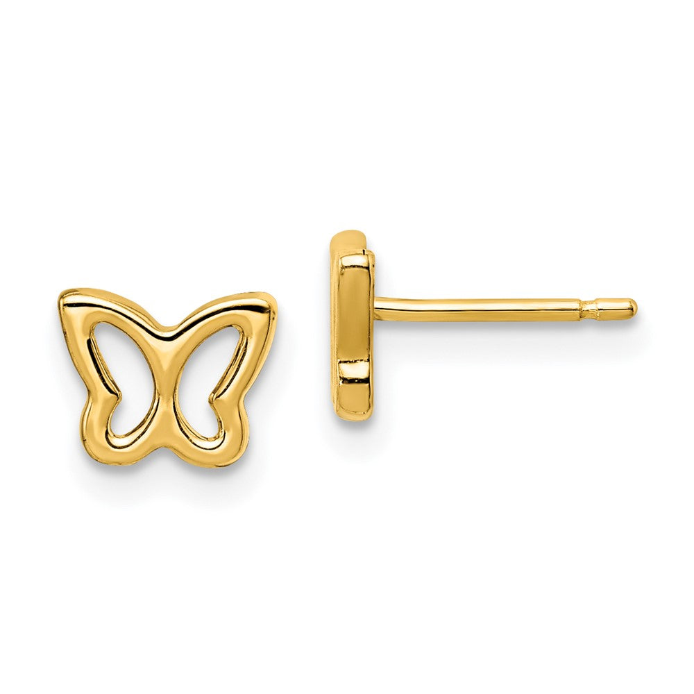 Cocoa Bloom 14k Madi K Cut-out Butterfly Post Earrings