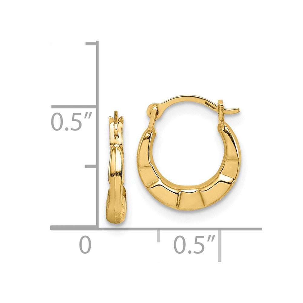 Huggy Nook 14k Madi K Hoop Earrings
