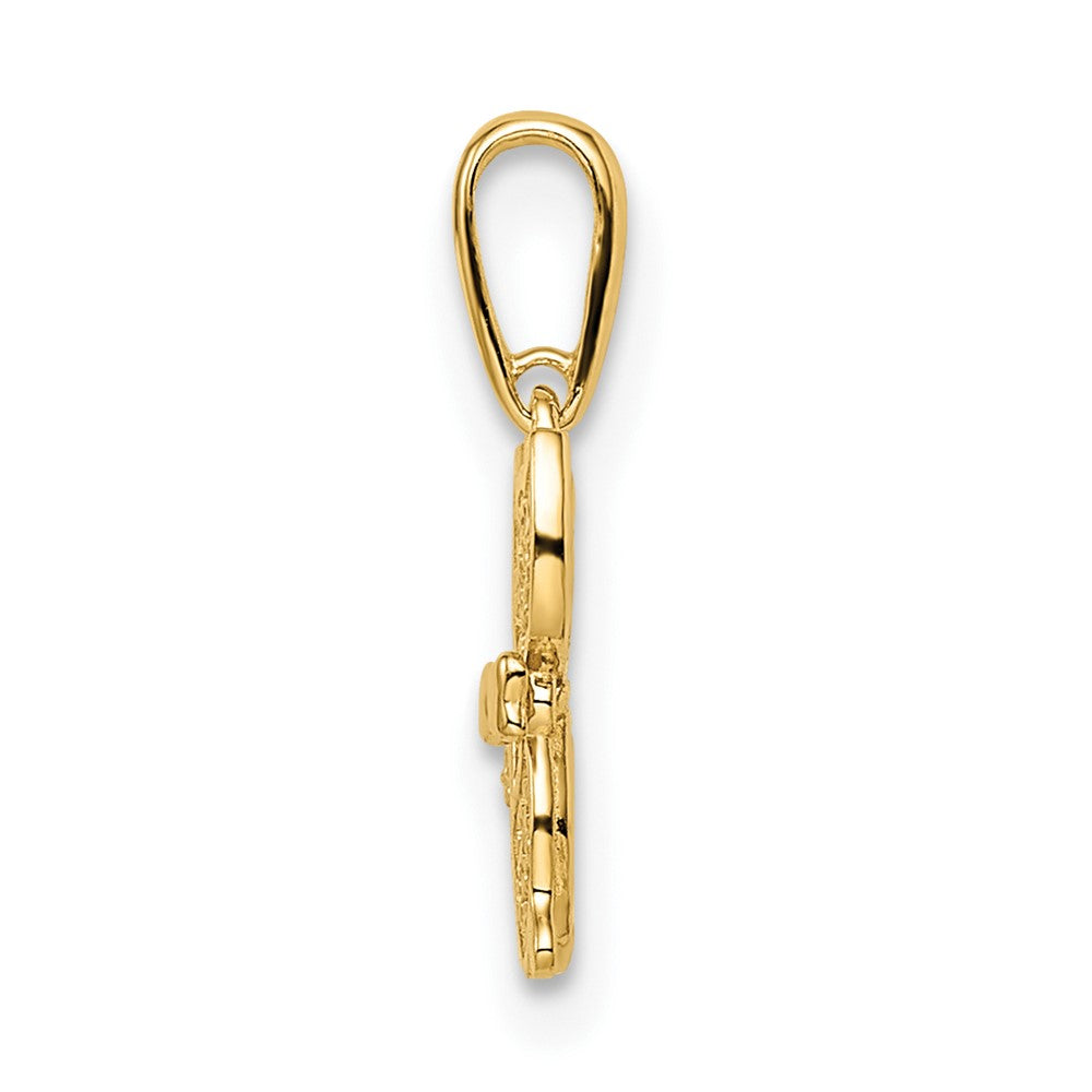 Pixie 14k Madi K CZ Cat Pendant