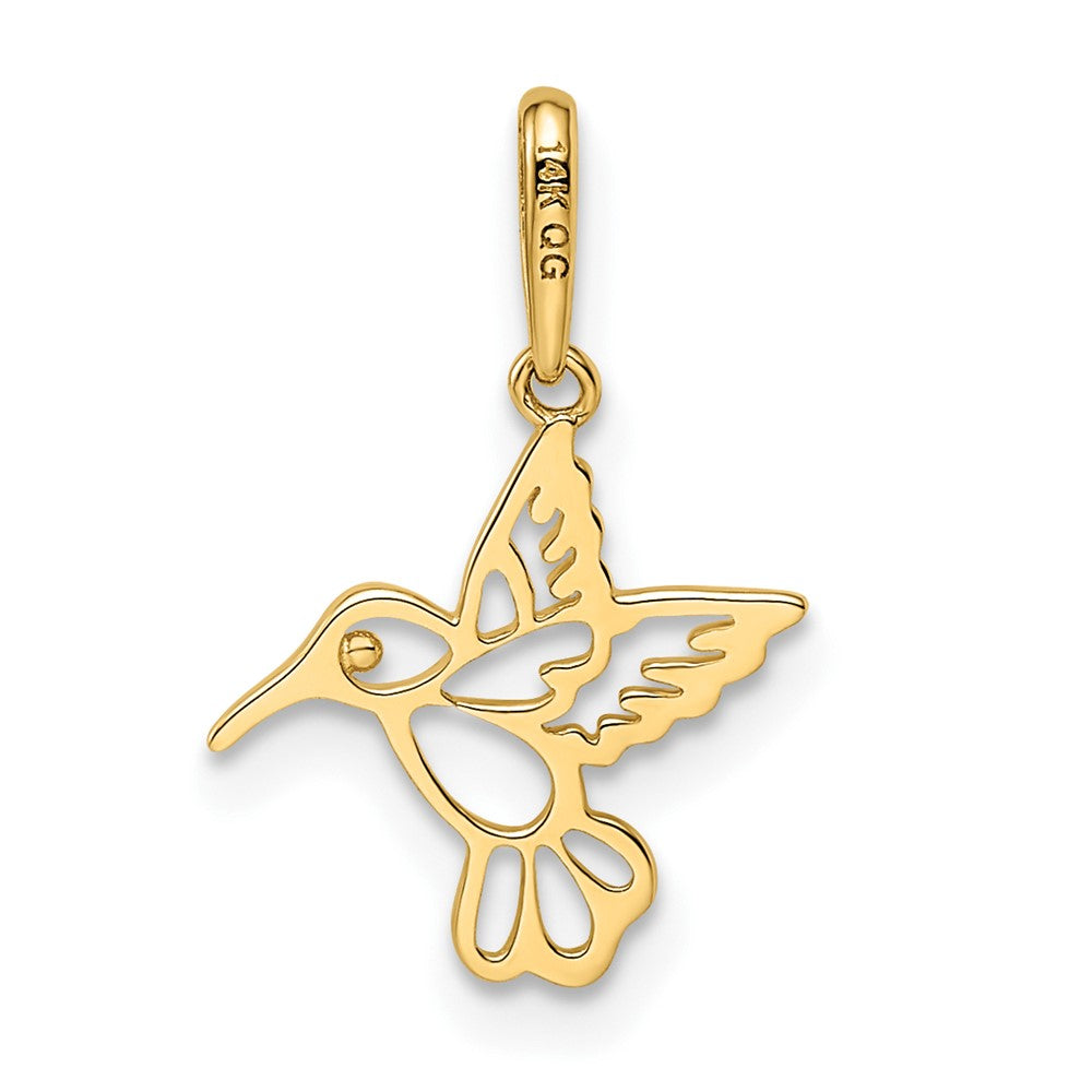 Happy Panda 14k Madi K Hummingbird Pendant