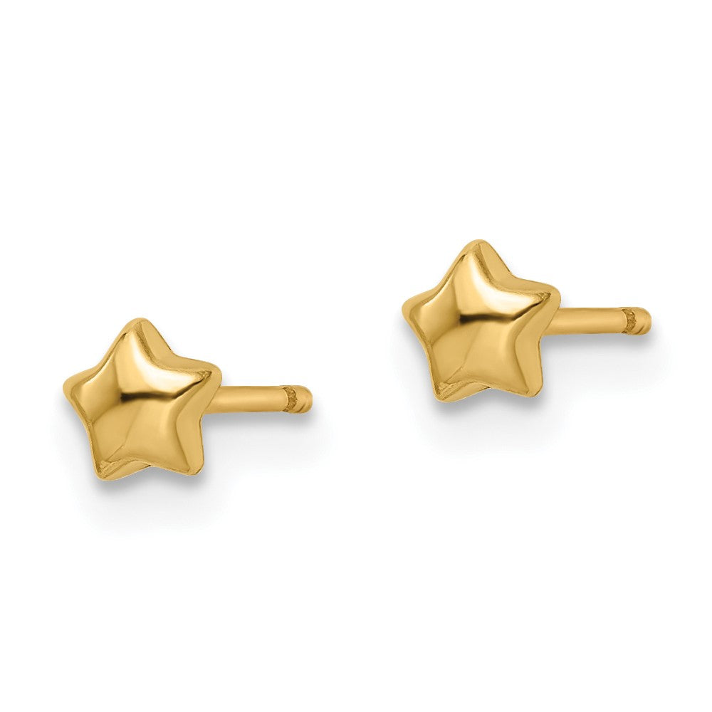 Sprinkle Pie 14k Madi K Polished Star Post Earrings