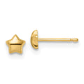 Sprinkle Pie 14k Madi K Polished Star Post Earrings