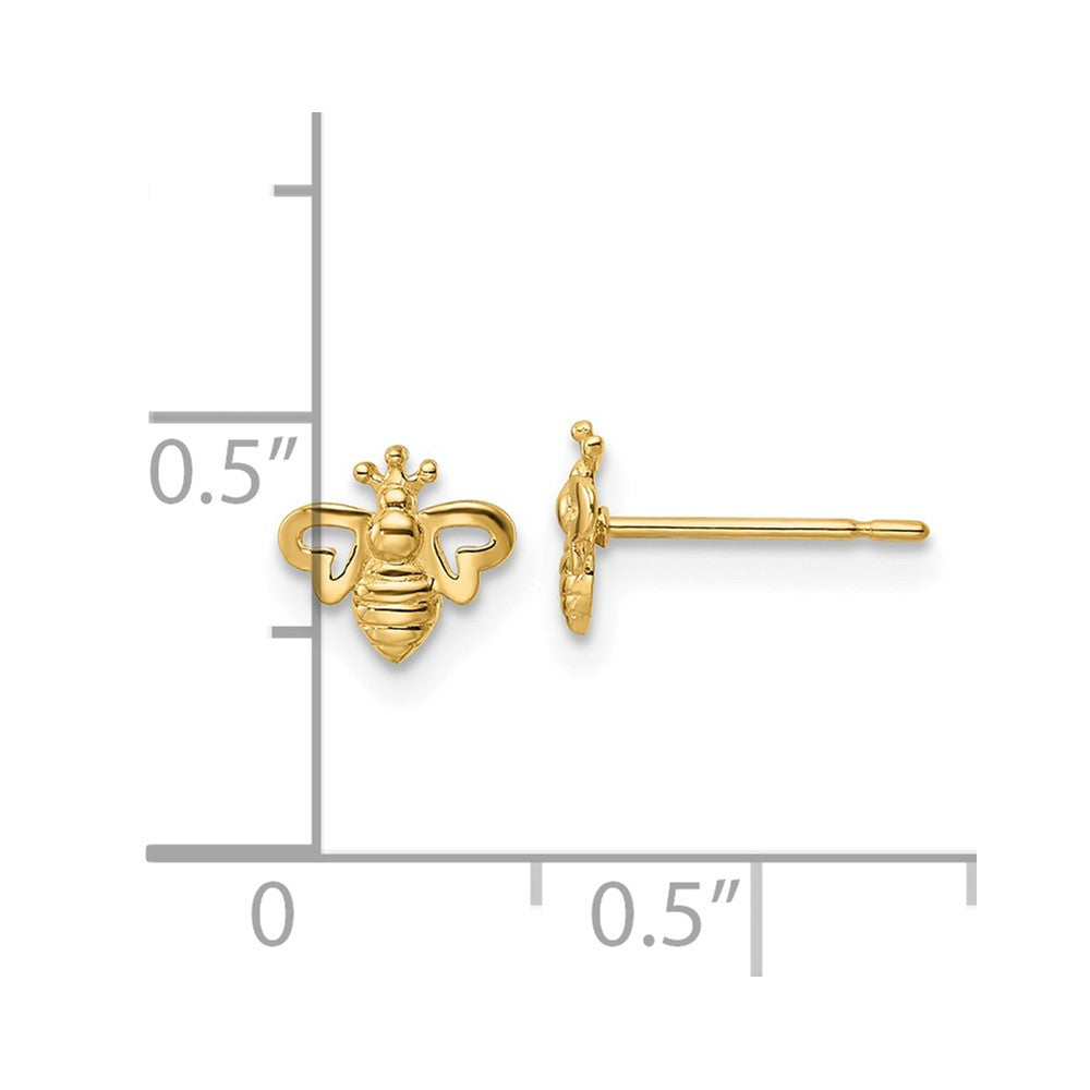 Wobbles Bloom 14k Madi K Bumble Bee Post Earrings