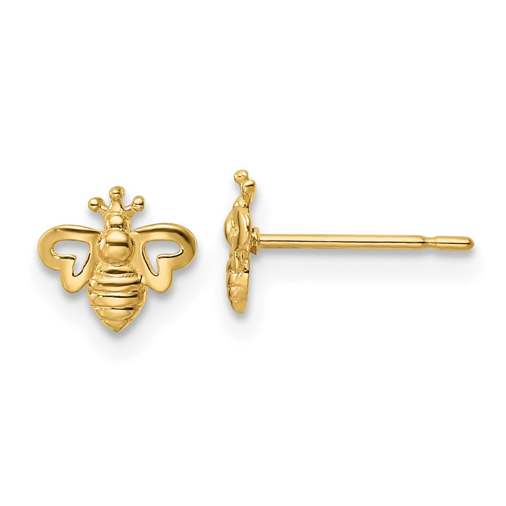 Wobbles Bloom 14k Madi K Bumble Bee Post Earrings