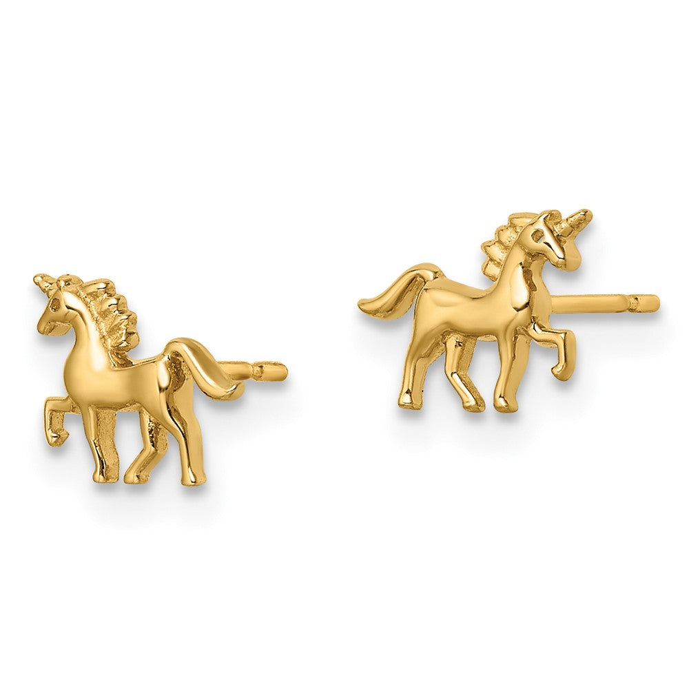 Peaches Nook 14k Madi K Unicorn Post Earrings