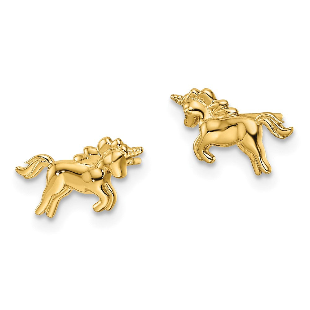 Whimsy Bug 14k Madi K Unicorn Post Earrings