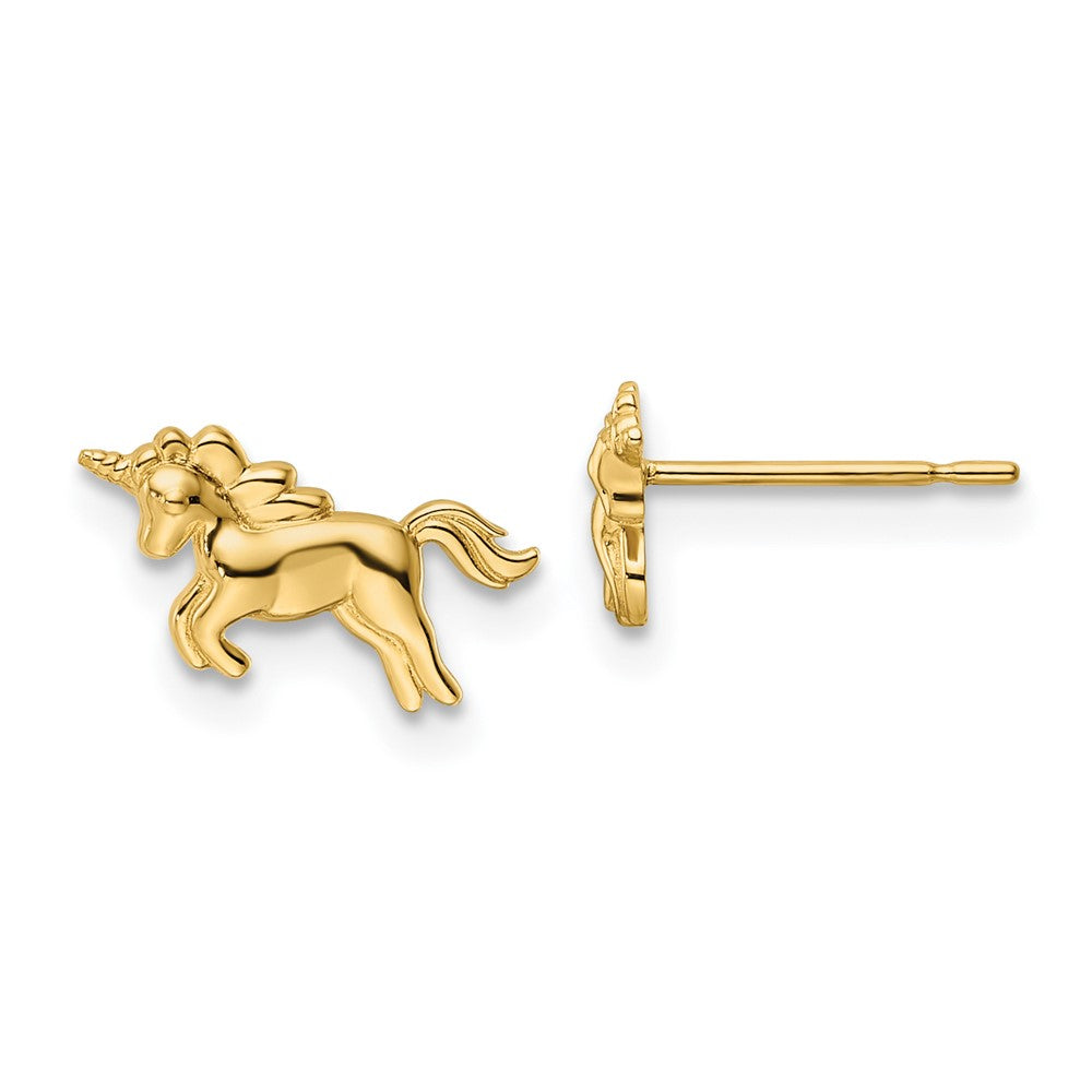 Whimsy Bug 14k Madi K Unicorn Post Earrings