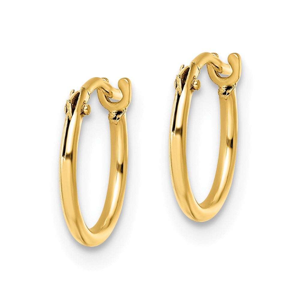 Sunny 14K Madi K Polished Hoop Earrings