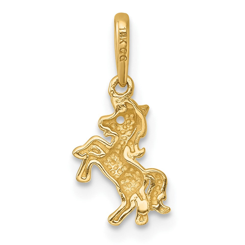 Tiny Sprout Zuzu 14k Madi K Polished Unicorn Childrens Charm / Pendant