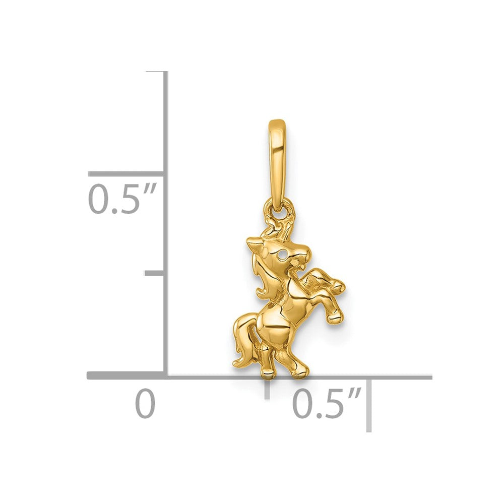 Tiny Sprout Zuzu 14k Madi K Polished Unicorn Childrens Charm / Pendant