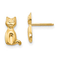 Cuddles Pop 14k Madi K Cat Earrings