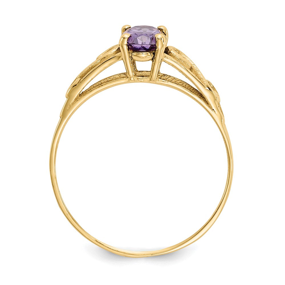 Winky Nook 14k Madi K Synthetic Amethyst Ring