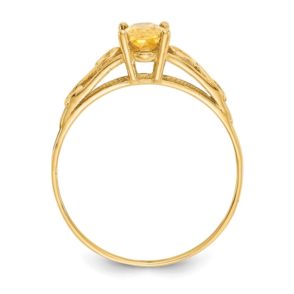 Glimmer Star 14k Madi K Synthetic Citrine Ring
