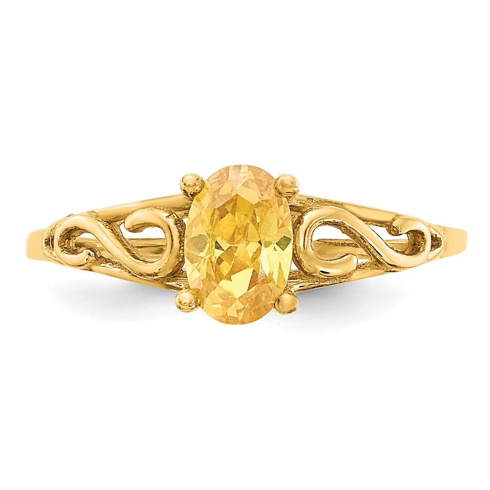 Glimmer Star 14k Madi K Synthetic Citrine Ring