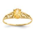 Glimmer Star 14k Madi K Synthetic Citrine Ring