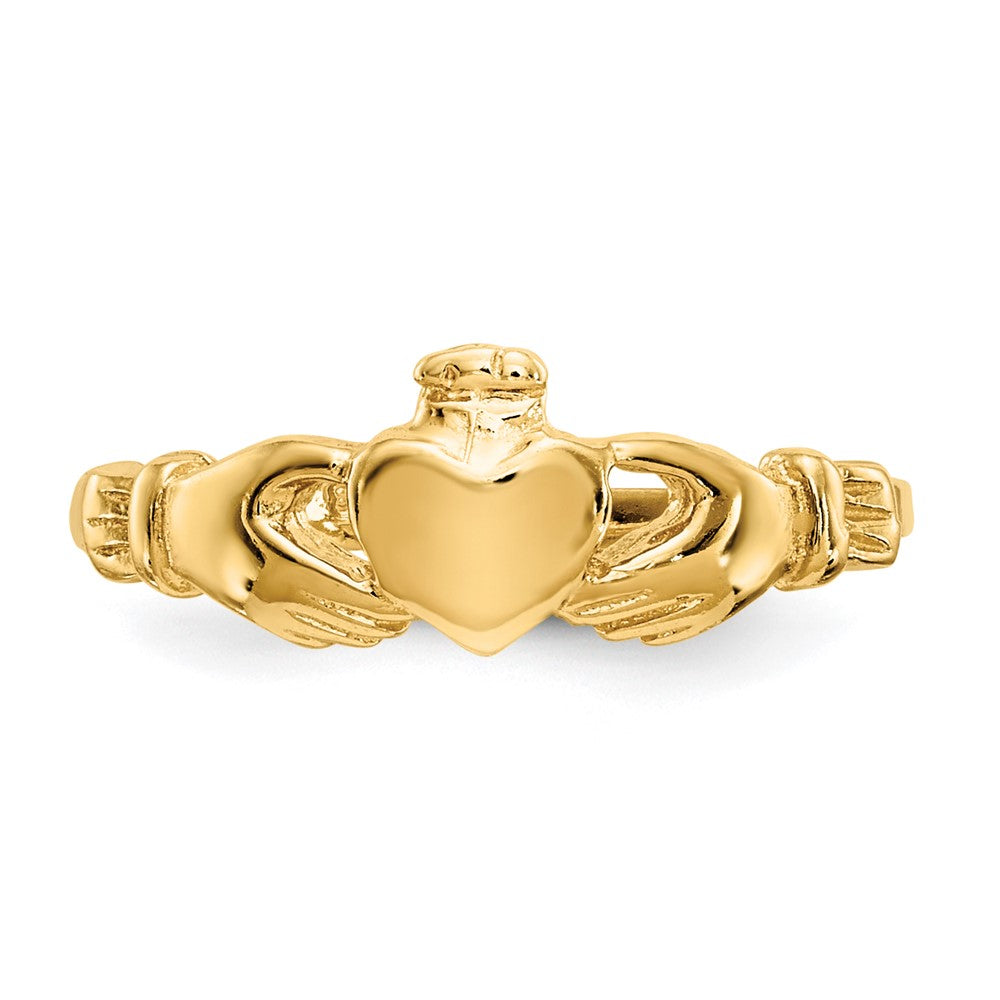 Wiggle Puff 14k Madi K Claddagh Baby Ring