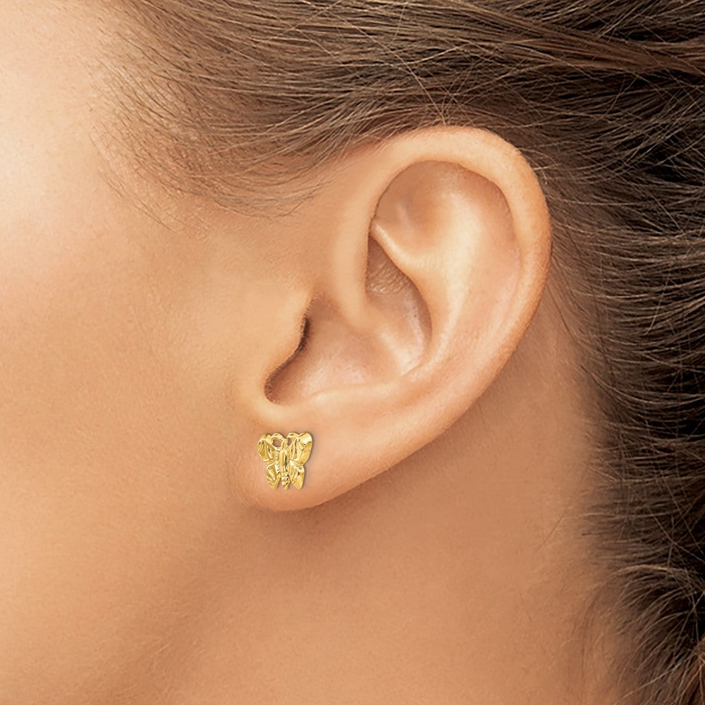 Ripple Star 14k Madi K Butterfly Earrings