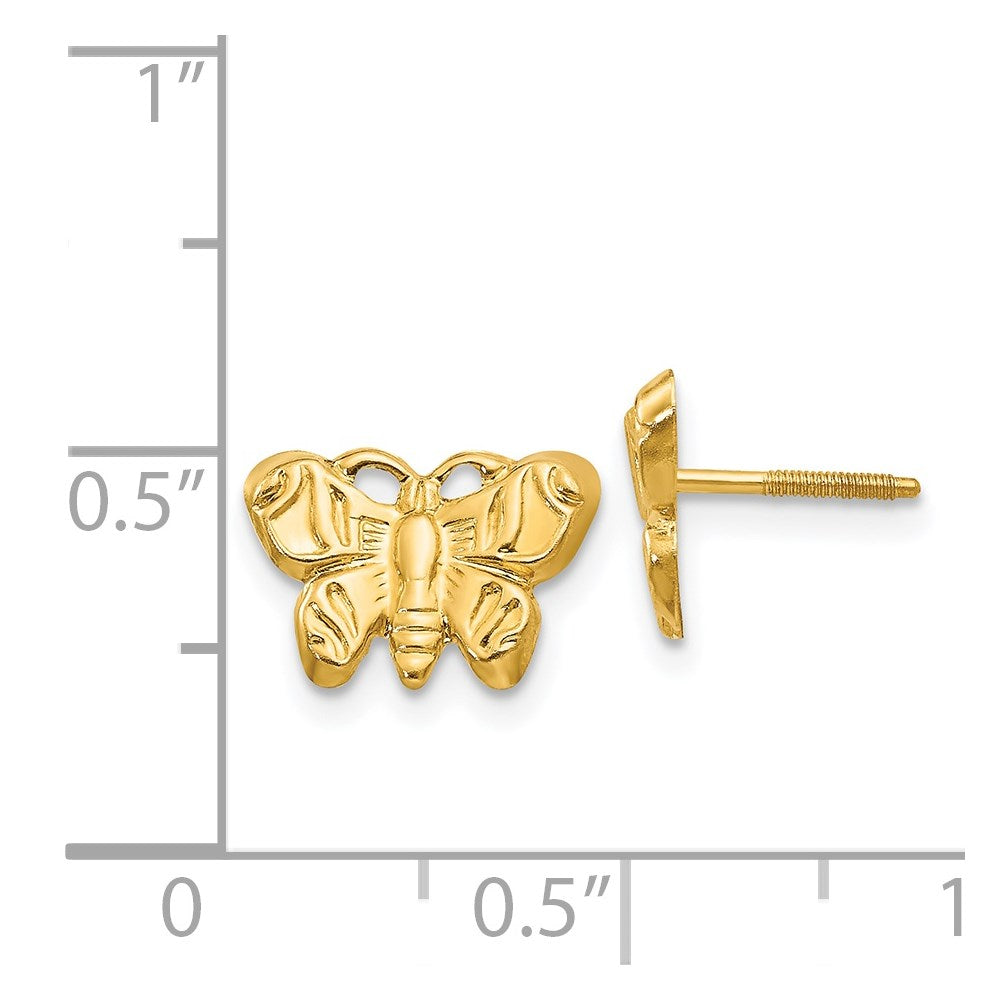 Ripple Star 14k Madi K Butterfly Earrings