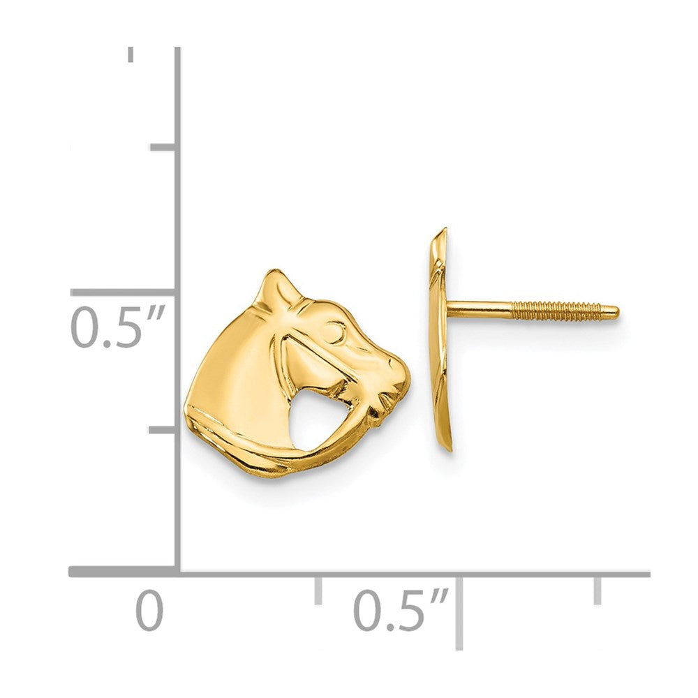 Merry Nest 14k Madi K Horse Head Earrings