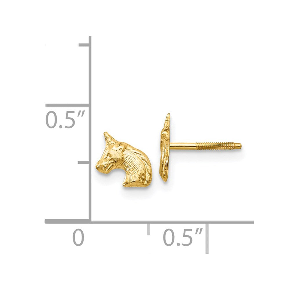 Koala Cloud 14k Madi K Unicorn Post Earrings