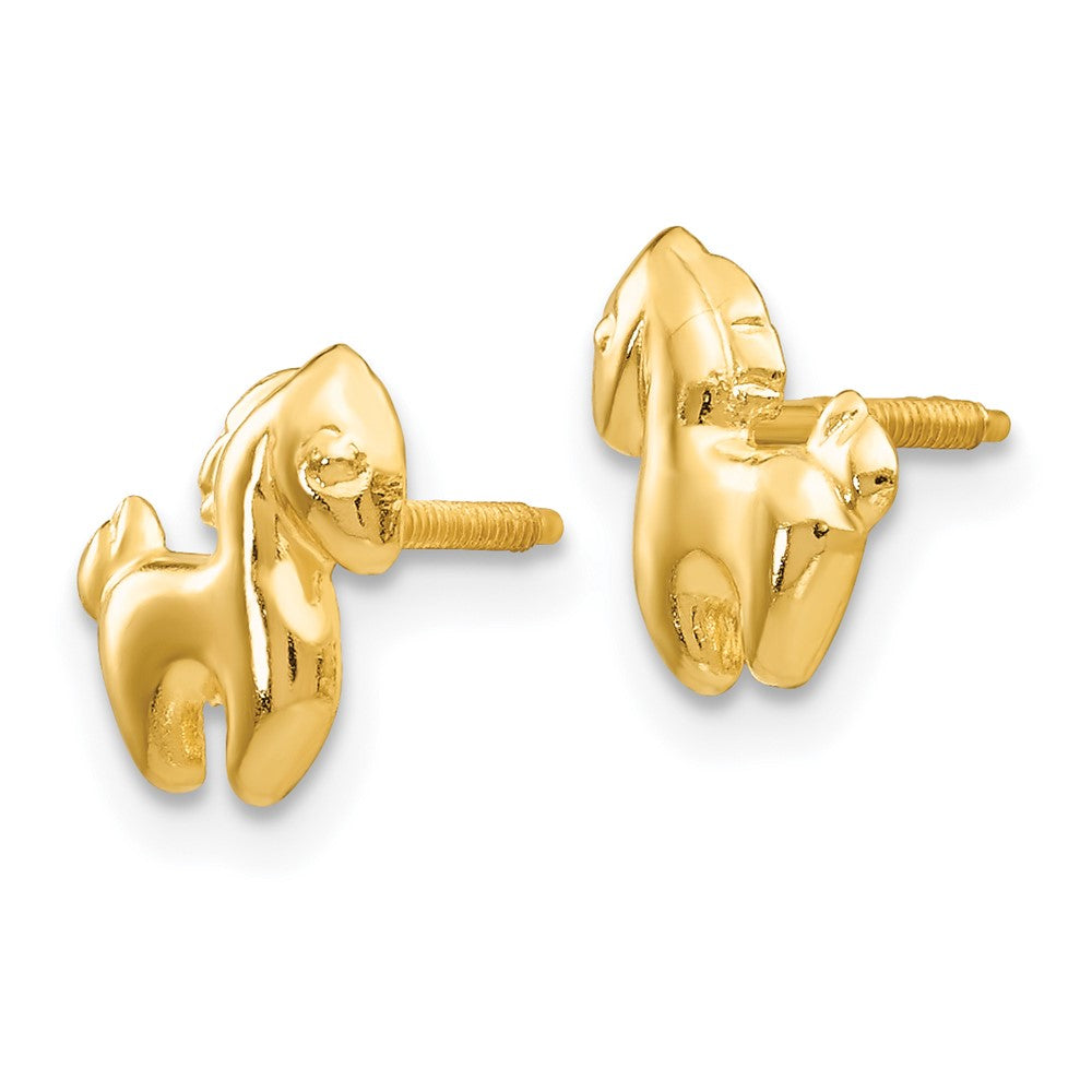Lollipop Drift 14k Madi K Pony Screwback Earrings