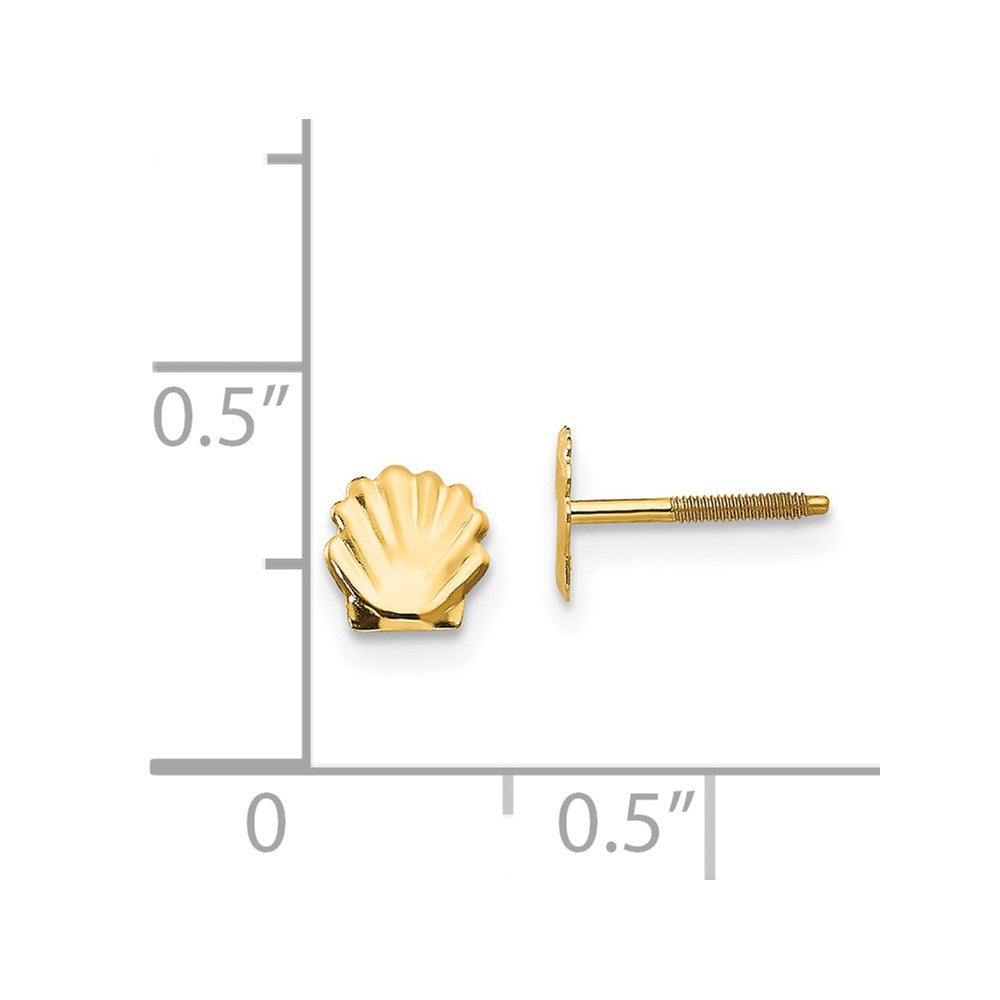 Zippy Drift 14k Madi K Shell Post Earrings