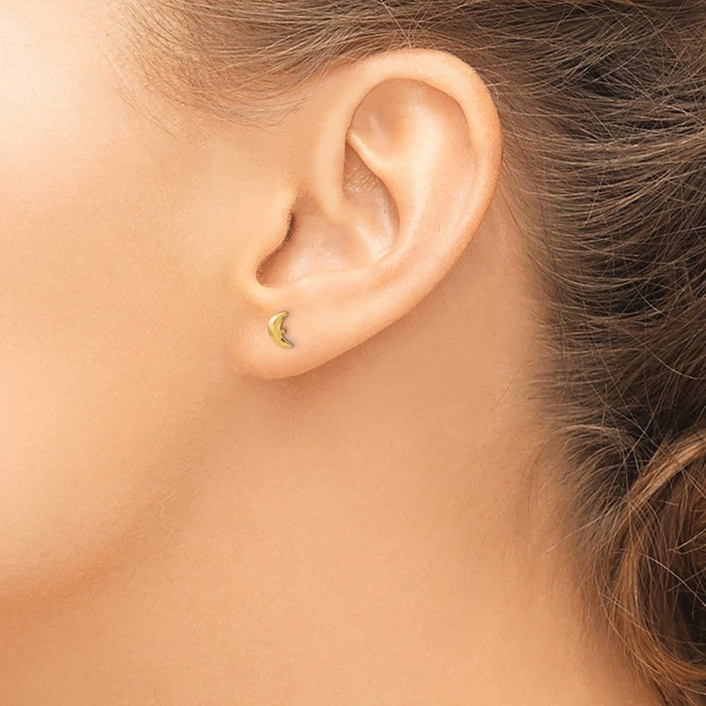 Sparkle Bug 14k Madi K Moon Post Earrings