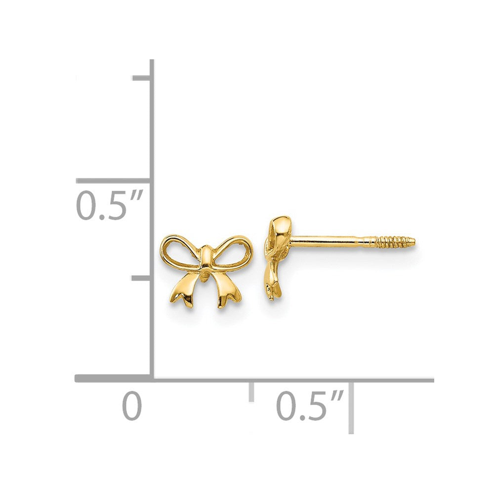 Skippy Nest 14k Madi K Bow Post Earrings