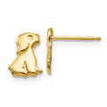 Clover Bug 14k Madi K Sitting Dog Post Earrings