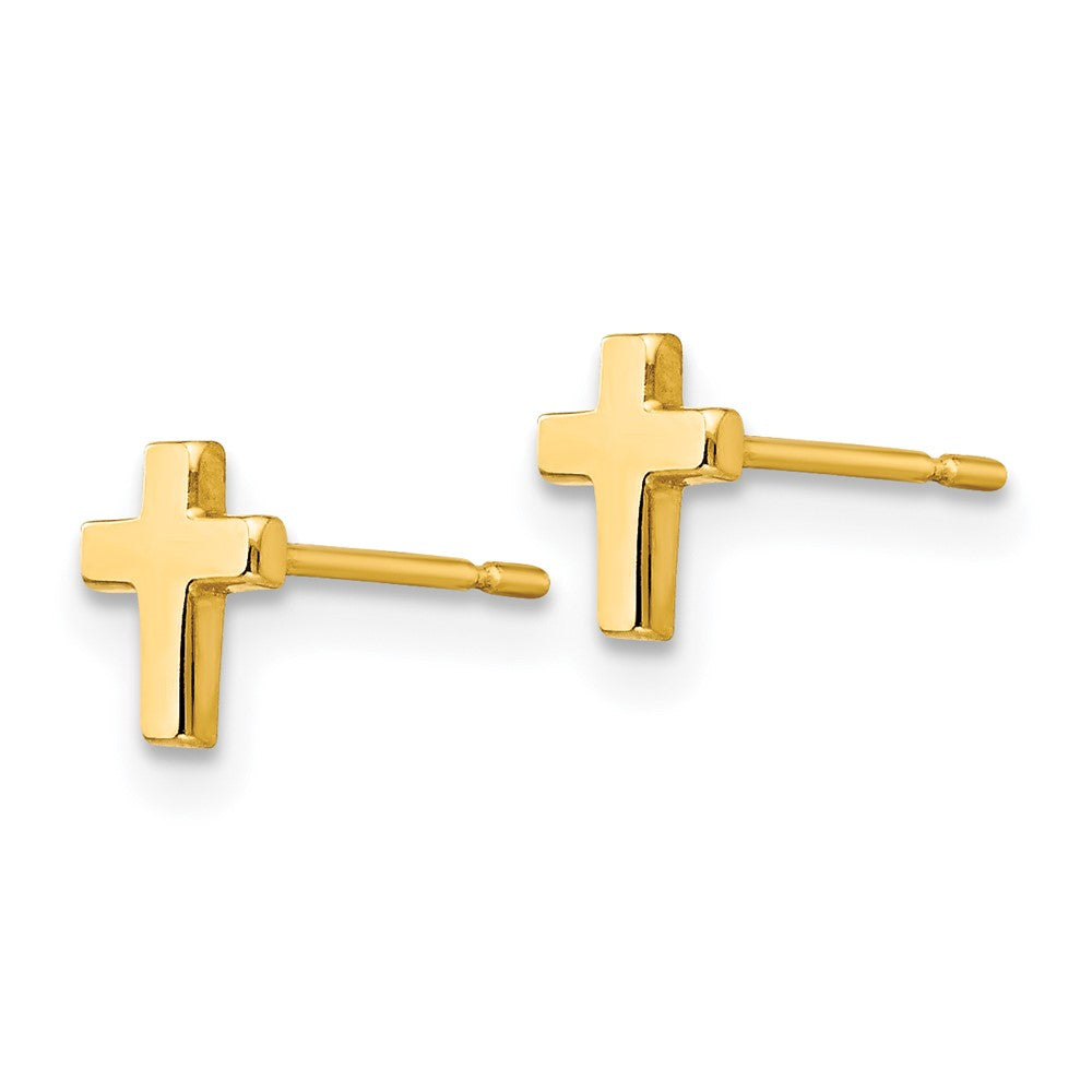 Snuggle Nook 14k Madi K Children's Cross Post Earrings