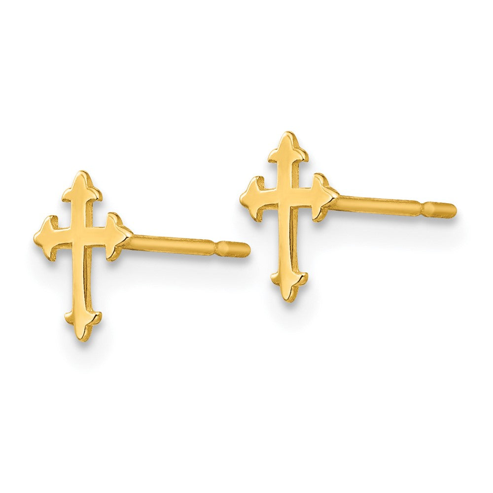 Lollipop Star 14k Madi K Children's Cross Post Earrings