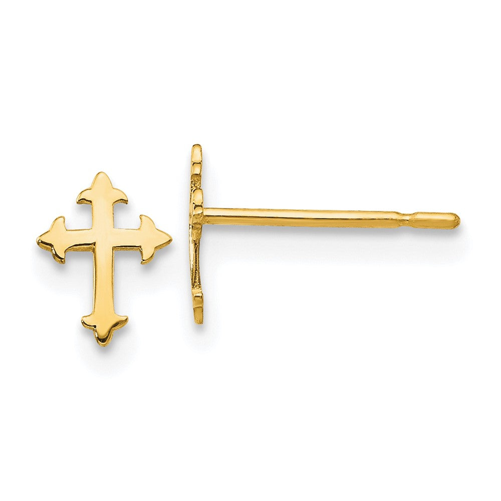 Lollipop Star 14k Madi K Children's Cross Post Earrings