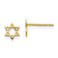 Duckling Boo 14k Madi K Children's Star of David Post Earrings