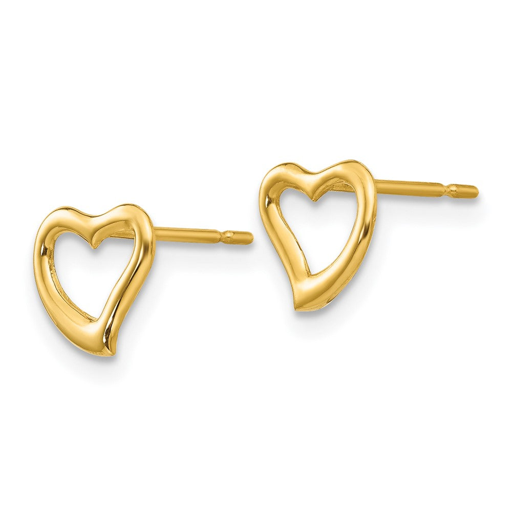 Ripple Bug 14k Madi K Children's Heart Post Earrings