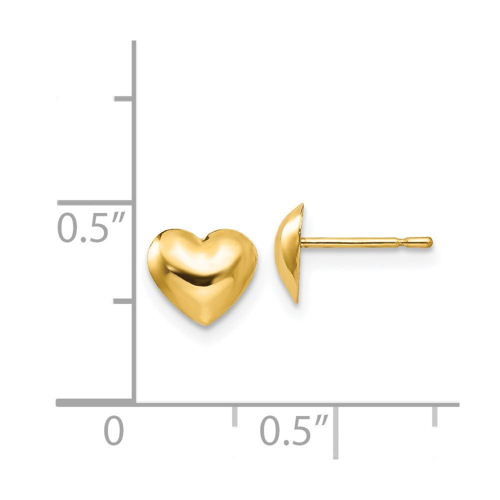 Sunbeam Nook 14k Madi K Children's Heart Post Earrings