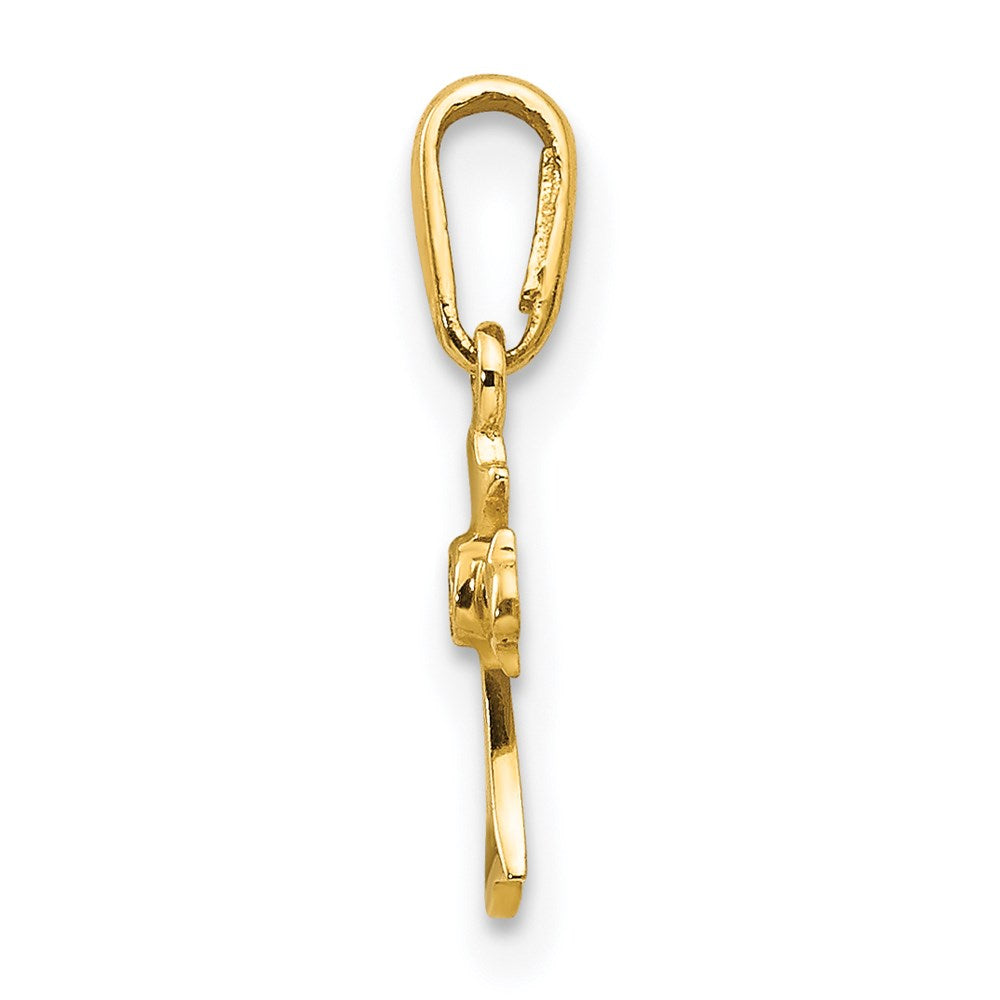 Sunbeam Bean 14k Madi K CZ Children's Cross Pendant