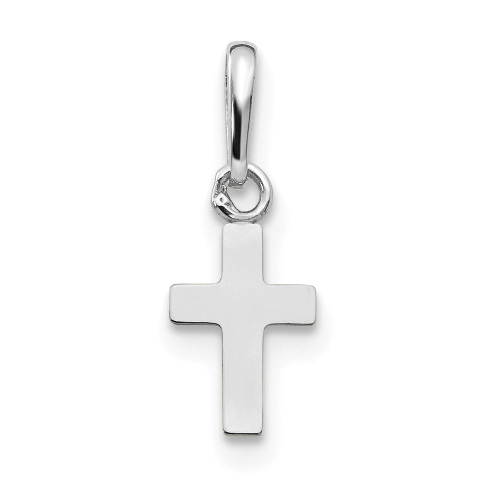 Lollipop Nook 14k White Gold Madi K Children's Cross Pendant