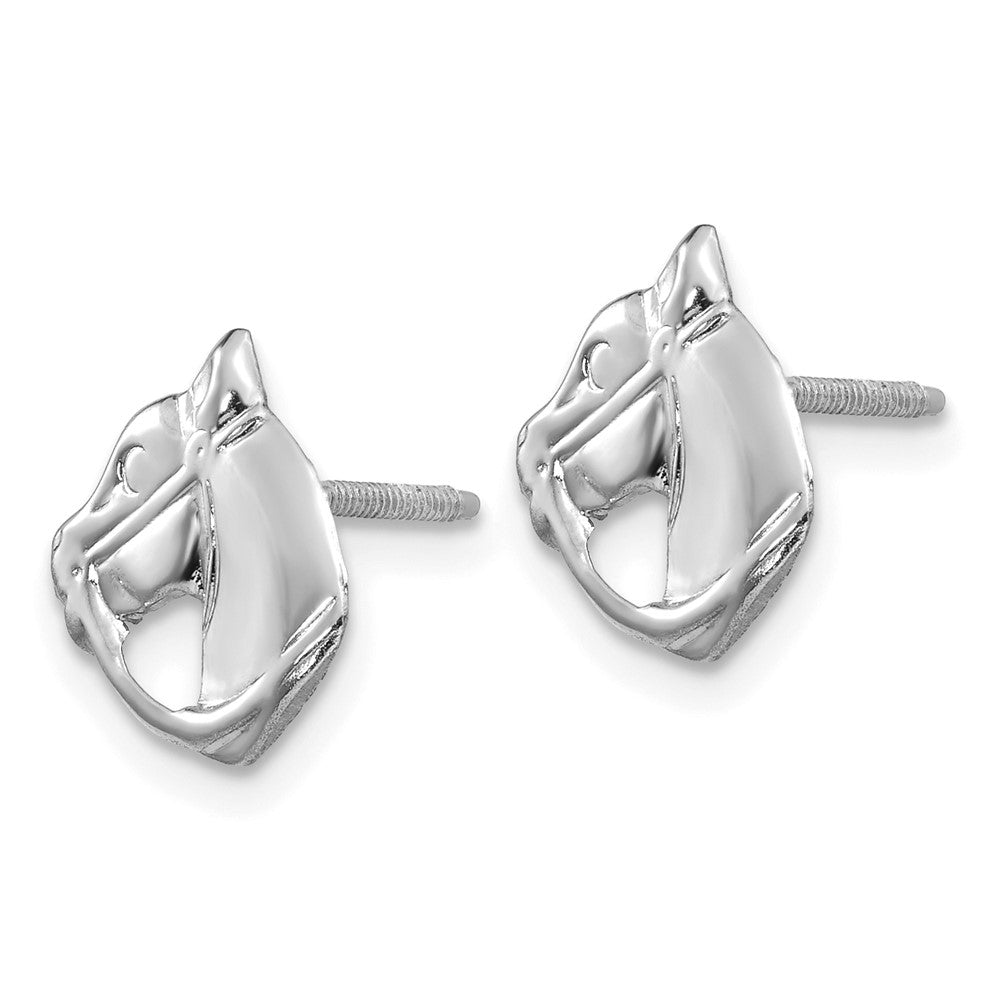 Peanut Bloom 14kw Madi K Screwback Horse Post Earrings