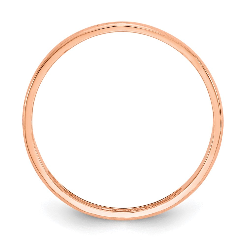 Button Spark 14K Rose Gold Madi K Polished Ring