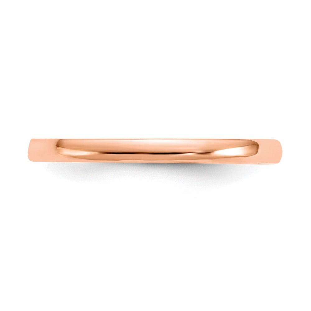 Button Spark 14K Rose Gold Madi K Polished Ring