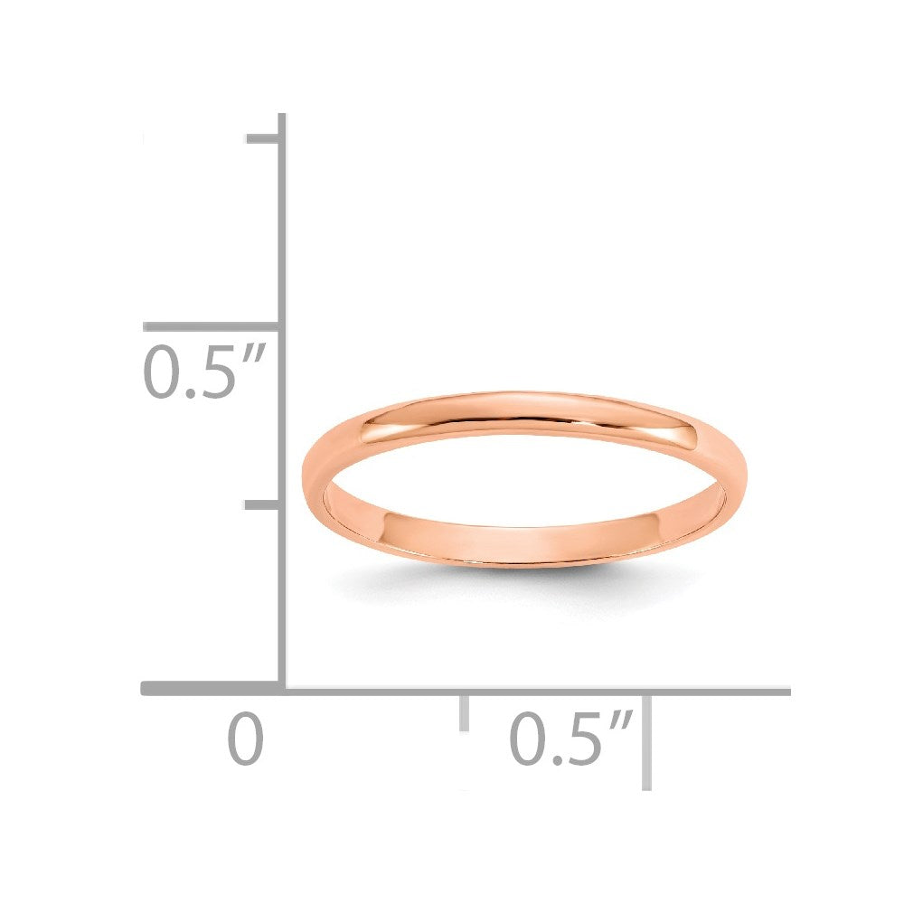 Button Spark 14K Rose Gold Madi K Polished Ring