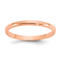 Button Spark 14K Rose Gold Madi K Polished Ring